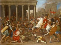 The Conquest of Jerusalem by Emperor Titus by Nicolas Poussin