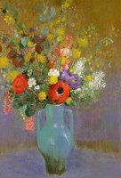 Bouquet Of Wild Flowers by Odilon Redon