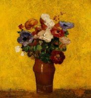 Flowers by Odilon Redon