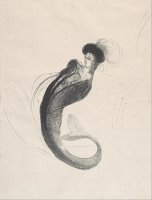 Untitled Trial Lithograph by Odilon Redon
