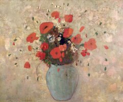 Vase Of Poppies by Odilon Redon