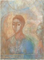 Woman And Child (mujer Y Nino) by Odilon Redon