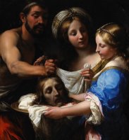 Salome With The Head Of Saint John The Baptist by Onorio Marinari