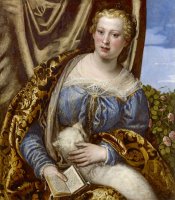 Portrait of a Lady As Saint Agnes by Paolo Caliari Veronese