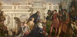 The Family of Darius Before Alexander by Paolo Caliari Veronese