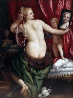 Venus with a Mirror (venus at Her Toilette) by Paolo Caliari Veronese