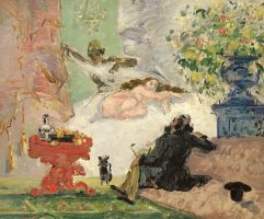 A Modern Olympia by Paul Cezanne