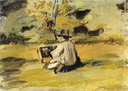 A Painter at Work by Paul Cezanne