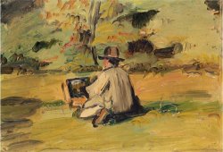An Artist at Work by Paul Cezanne