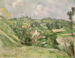 Auvers Sur Oise Seen From The Val Harme 1879 82 by Paul Cezanne