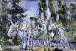 Bathers C 1890 by Paul Cezanne