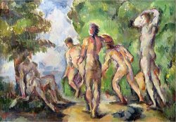 Bathers C 1892 94 by Paul Cezanne