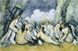 Bathers Les Grandes Baigneuses by Paul Cezanne