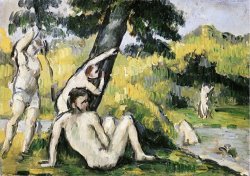 Bathing by Paul Cezanne