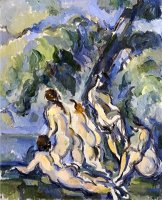 Bathing Study for Les Grandes Baigneuses Circa 1902 1906 by Paul Cezanne