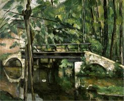 Bridge in Maincy C 1879 by Paul Cezanne