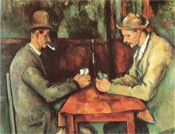 Card Players C 1890 by Paul Cezanne