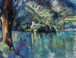 Cezanne Annecy Lake 1896 by Paul Cezanne