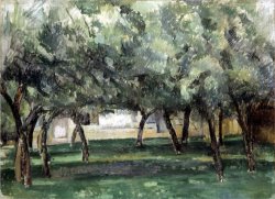 Cezanne Le Clos Normand by Paul Cezanne