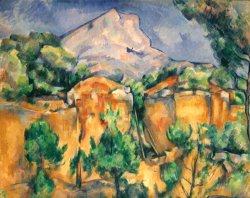 Cezanne Sainte Victoire by Paul Cezanne