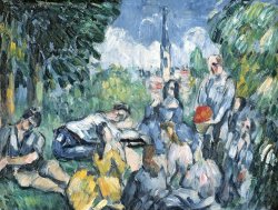 Dejeuner Sur L Herbe 1876 77 Oil on Canvas by Paul Cezanne