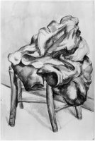 Drapery on a Chair 1980 1900 by Paul Cezanne