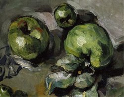 Green Apples C 1873 by Paul Cezanne