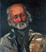 Head of an Old Man C 1866 by Paul Cezanne
