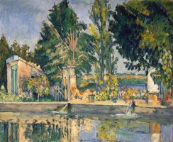 Jas De Bouffan The Pool C 1876 by Paul Cezanne