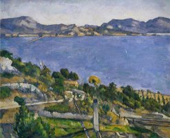 L Estaque by Paul Cezanne