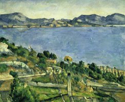 L Estaque Landscape in The Gulf of Marseille About 1878 79 by Paul Cezanne