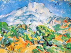 La Montagne St Victoire by Paul Cezanne