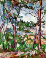 Landscape Near Aix by Paul Cezanne