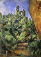 Le Rocher Rouge by Paul Cezanne
