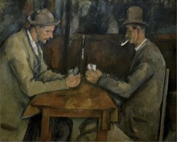 Les Joueurs De Cartes by Paul Cezanne