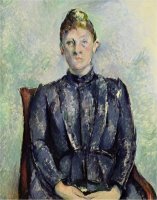 Madame Cezanne Circa 1885 90 by Paul Cezanne