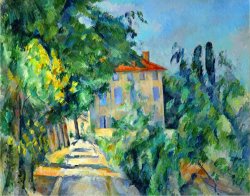 Maison Au Toit Rouge House with a Red Roof 1887 90 by Paul Cezanne