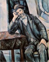 Man Smoking a Pipe by Paul Cezanne