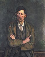 Man with Crossed Arms C 1899 by Paul Cezanne