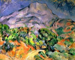 Mont Saint Victoire 1900 by Paul Cezanne