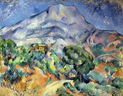 Mont Sainte Victoire Seen From La Route Du Tholonet by Paul Cezanne