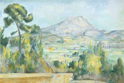 Montagne Saint Victoire 1890 by Paul Cezanne