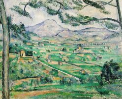 Montagne Sainte Victoire 1886 87 by Paul Cezanne
