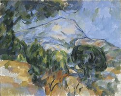 Mount Sainte Victorie C 1904 by Paul Cezanne