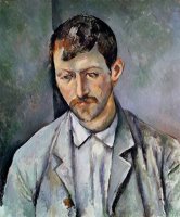 Portrait of a Peasant Oil on Canvas by Paul Cezanne