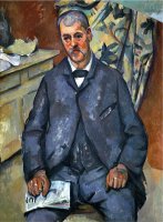 Portrait of a Sitting Man 1898 1900 by Paul Cezanne