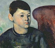 Portrait Of The Artists Son by Paul Cezanne