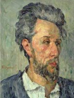 Portrait of Victor Chocquet 1876 77 by Paul Cezanne