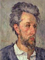 Portrait of Victor Chocquet by Paul Cezanne