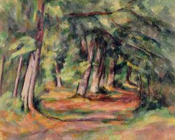 Pres du Jas de Bouffan by Paul Cezanne